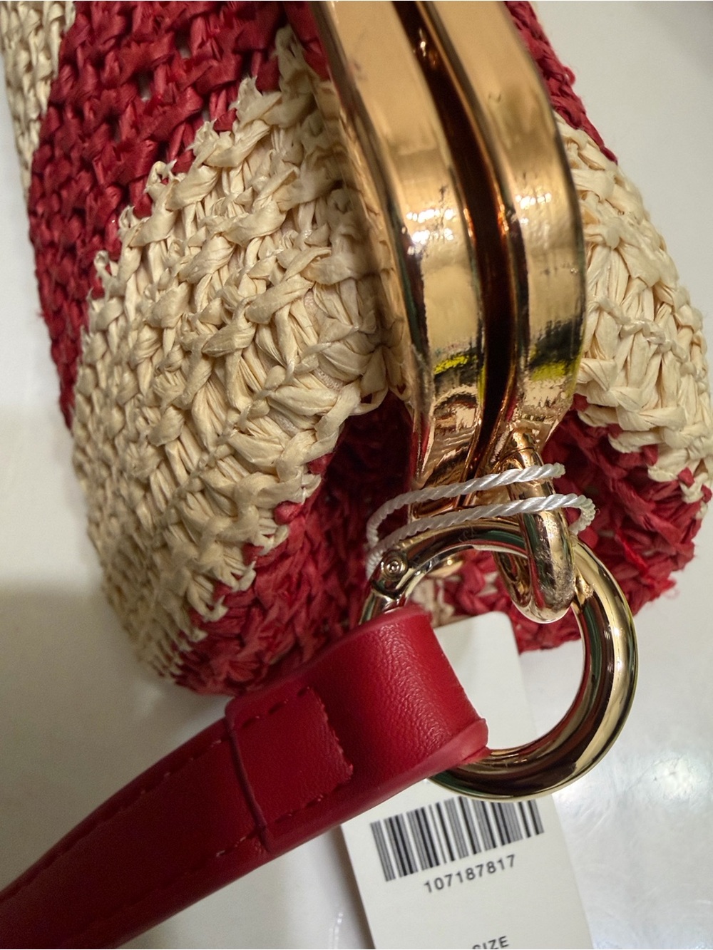 The Wolf Gang Red and Beige Shoulder Bag.NWT - Picture 8 of 14